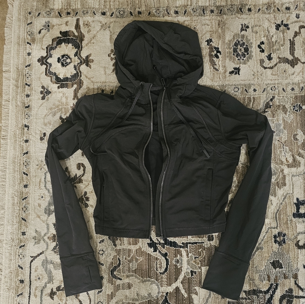 Mesh Hooded Define Cropped Jacket Lululemon